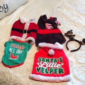 4@30.00 or 20.00 DOGS Christmas Clothing